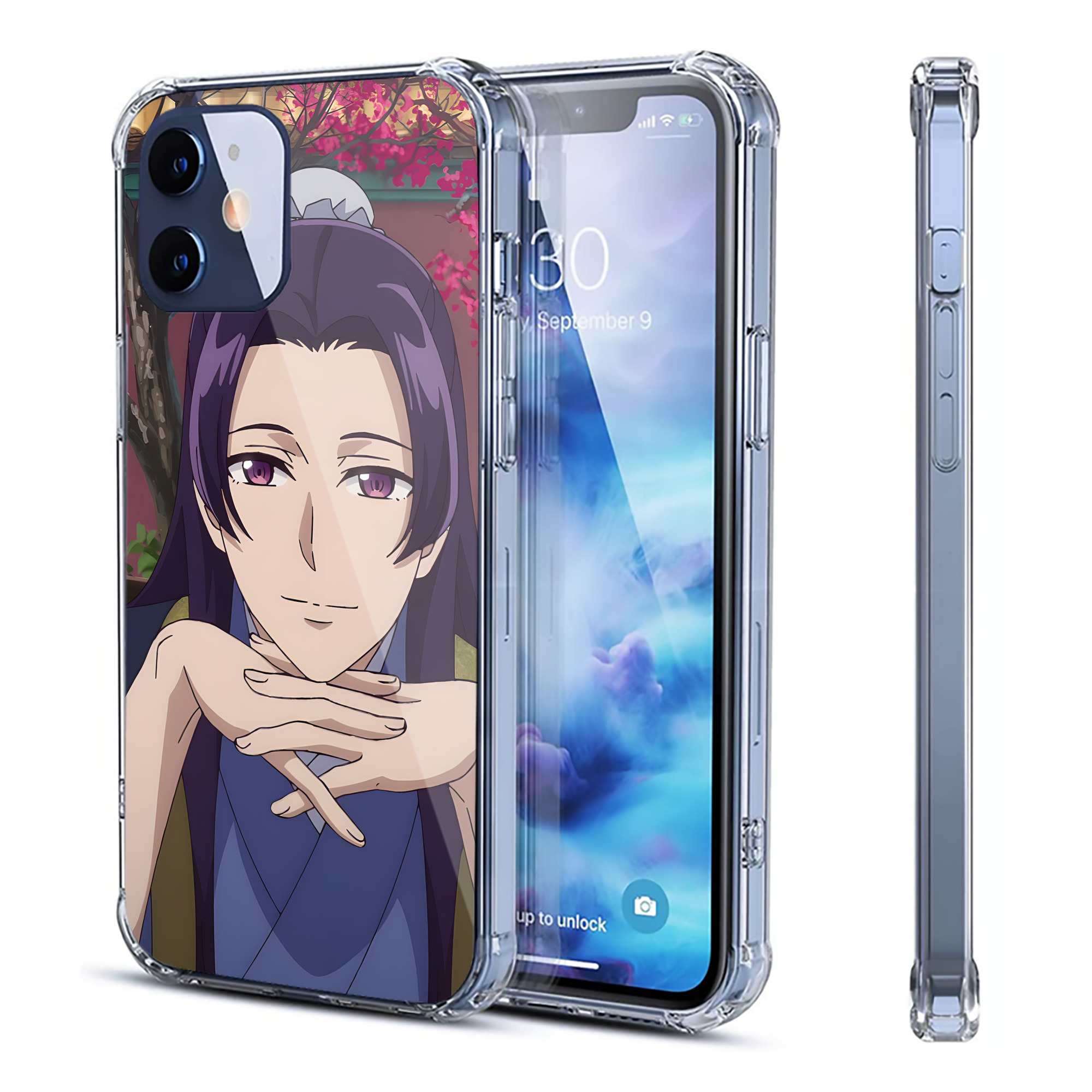 （画像用） 薬屋のひとりごと The Apothecary Diaries 【iPhone 12シリーズ対応】透明スマホケース（クリアソフトケース）